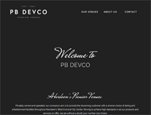 Tablet Screenshot of pbdevco.com